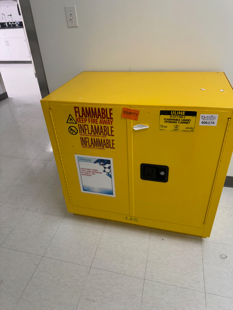 Image of ULINE 22 Gallon Flammable Liquid Storage Cabinet